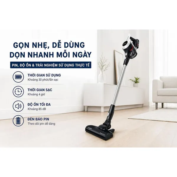 Máy Hút Bụi Không Dây Bosch BCS61113
