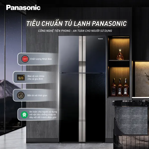 Tủ Lạnh Panasonic Inverter 550 Lít NR-DZ601VGKV