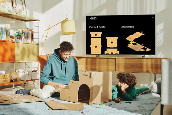 Smart Tivi Samsung QLED 4K 85 Inch QA85Q60B 14