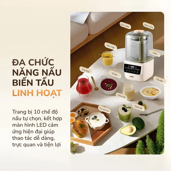 Máy Làm Sữa Hạt Unie UCB15 1.5 Lít