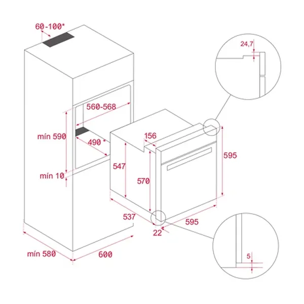 Lò Nướng Điện Teka HSB 610