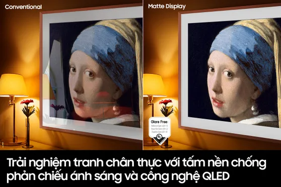 Lifestyle Tivi QLED Khung Tranh Samsung 4K 55 Inch QA55LS03B 0