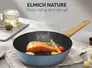 Bộ Nồi Chảo Chống Dính Vân Gỗ Elmich Nature EL-5206MG04