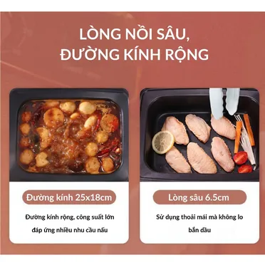 Nồi Lẩu Hấp Thủy Nhiệt Đa Năng Perfect PF-LH12 22 Lít 3