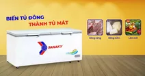 C&aacute;ch biến tủ đ&ocirc;ng th&agrave;nh tủ m&aacute;t với sản phẩm nh&agrave; Sanaky si&ecirc;u đơn giản