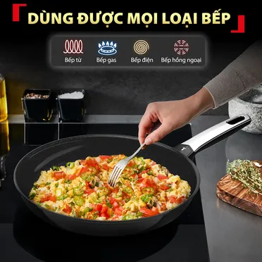 Chảo Chiên Cao Cấp Tefal Excellence Fusion G3380402 24cm 6