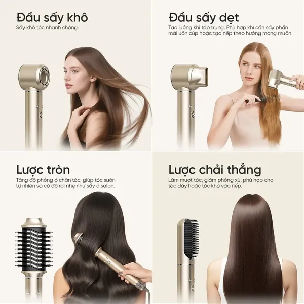 Máy Sấy Tóc Tạo Kiểu Loại 7in1 Masuto MSBeauty7