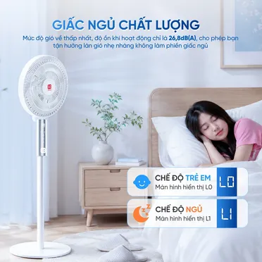 Quạt Đứng Điều Khiển Bằng Giọng Nói Masuto MSAirPro 7