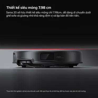 Robot Hút Bụi Roborock Saros 20 Màu Đen 10