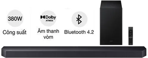 Bộ Loa Thanh Samsung HW-Q600F/XV 380W