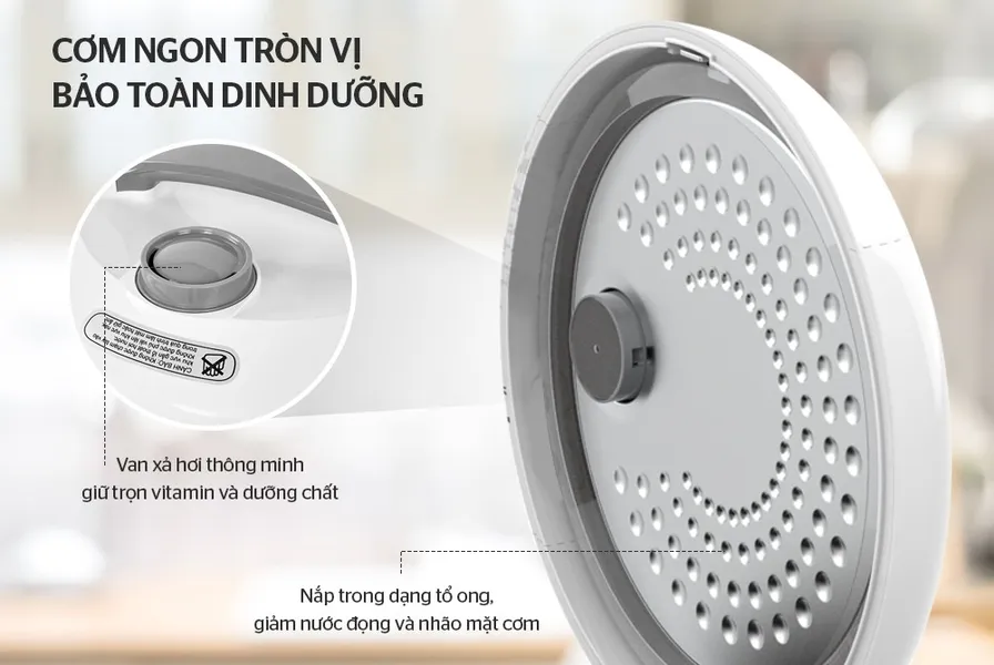 Nồi Cơm Điện Sunhouse SHD8603 1.8 Lít