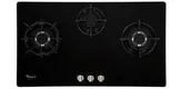 Bếp Gas Âm Whirlpool 90cm 3B Mặt Kính AKC930C/BLV, Đen