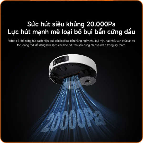 Robot Hút Bụi Lau Nhà Xiaomi Vacuum 5 Pro (BHR07WFEU)