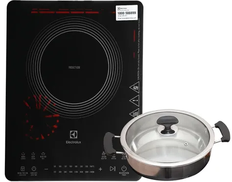 Bếp từ đơn Electrolux ETD42SKR 2100W (Tặng Kèm Nồi) 0