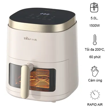 Nồi Chiên Không Dầu Bear QZG-F15E3 - Hàng Quốc Tế