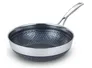 Chảo Sâu Noon Song Inox Đáy Từ Nắp Kính Chống Dính 2 Mặt Kims Cook 28cm