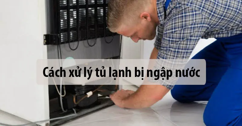 Cách xử lý khi tủ lạnh bị ngập nước hiệu quả, hạn chế hư hỏng
