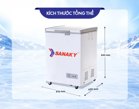 Tủ Đông Sanaky 100 Lít VH-150HY2 1