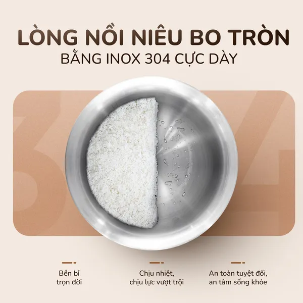 Nồi Cơm Điện Tử Unie URC612 1.2 Lít