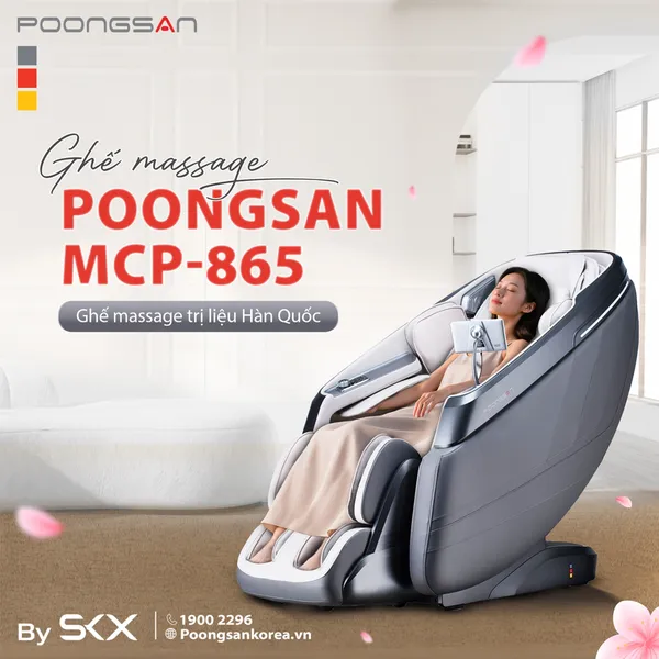 Ghế Massage Cao Cấp Poongsan MCP-865