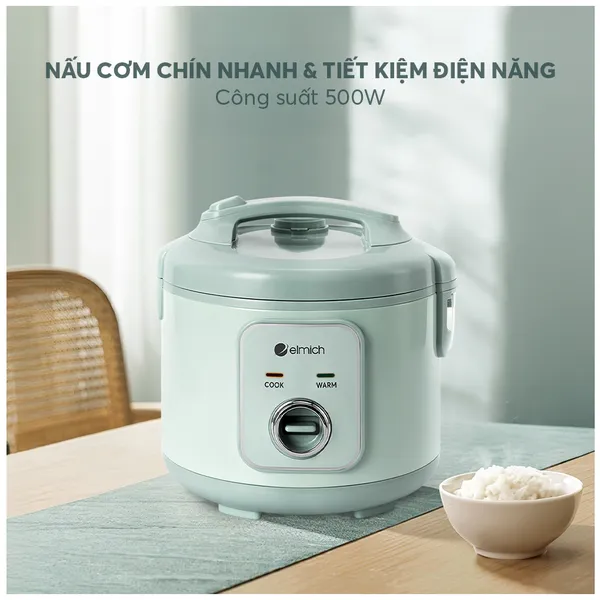 Nồi Cơm Điện Elmich RCE9257 1.2 Lít