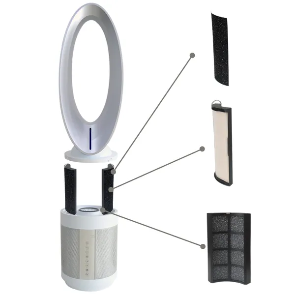 Lọc Không Khí Kết Hợp Quạt Không Cánh Paveden PAP-2996IX