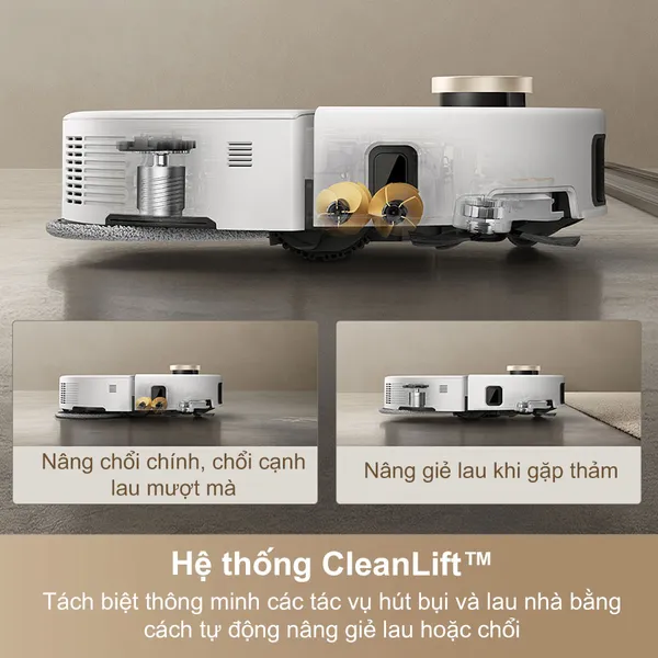 Robot Hút Bụi Lau Nhà Mova V50 Ultra