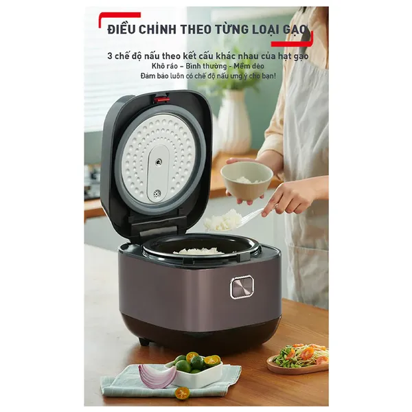 Nồi Cơm Điện Tử Tefal Delirice Plus RK776968 - 1.8 Lít