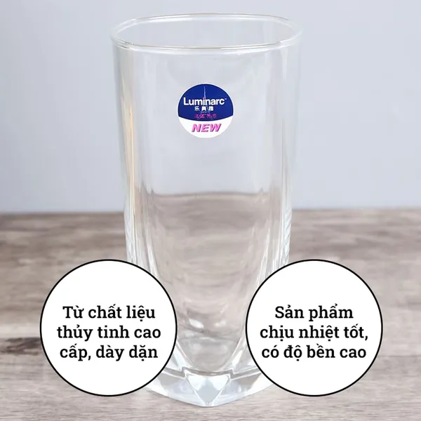 Ly Cao Thủy Tinh Luminarc Eiffel 350ml
