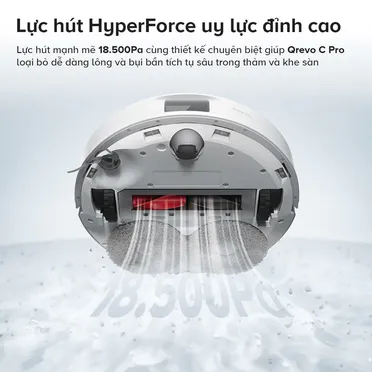 Robot Hút Bụi Lau Nhà Roborock Qrevo C Pro - Trắng 5