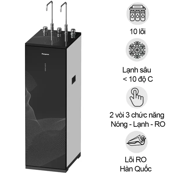 Máy Lọc Nước Kangaroo Hydrogen Infinity Nóng Lạnh KG10A14 làm lạnh nhanh gấp 2 lần -Tubor cooling