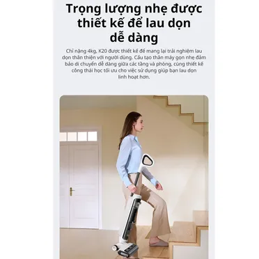 Máy Hút Bụi Lau Sàn Khô Và Ướt Đa Năng Dreame Mova K20 9