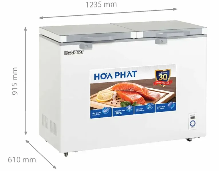 Tủ Đông Mát Hòa Phát 245 Lít HPF BD6245.T1