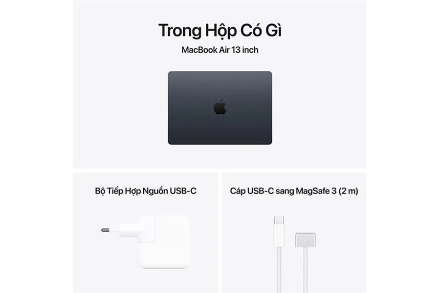 Laptop MacBook Air 13 inch M5 (16GB+512GB) Xanh Đen