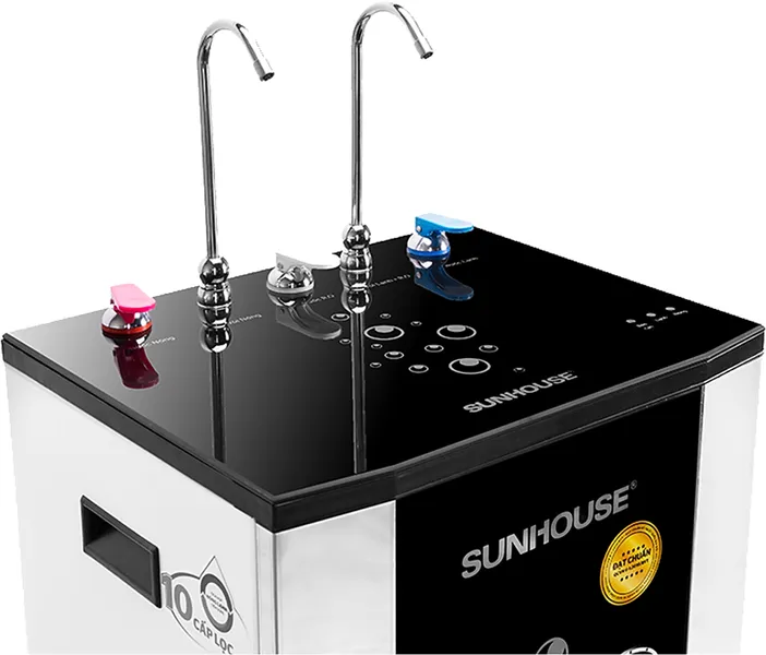 Máy lọc nước R.O nóng lạnh Sunhouse SHR76210CK 10 lõi