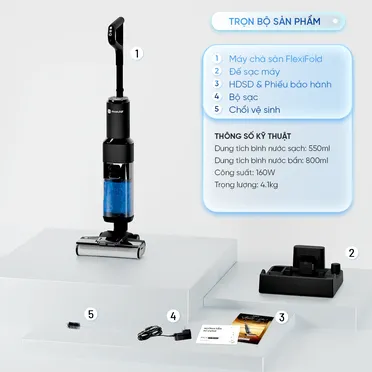 Máy Hút Bụi Lau Nhà Không Dây Masuto MSFOLD 7