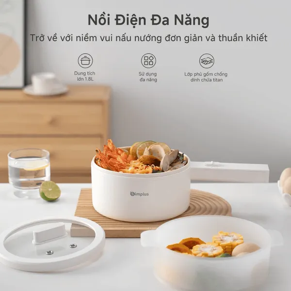 Nồi Điện Simplus DZGH012WH02