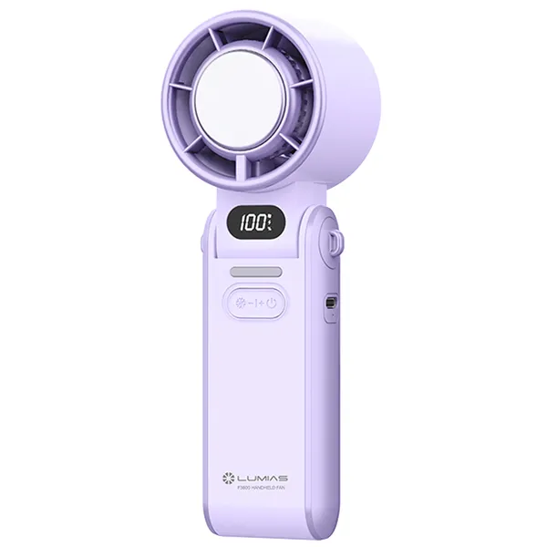 Quạt Cầm Tay Mini Có Sò Lạnh Lumias F3600 Purple