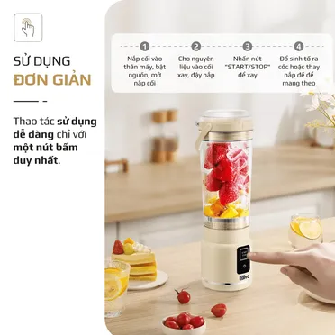 Máy Xay Sinh Tố Cầm Tay Olivo PB02 5