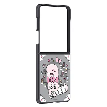 Ốp Lưng Gương Magnet Samsung Galaxy Z Flip8, Esther Bunny Hồng 1