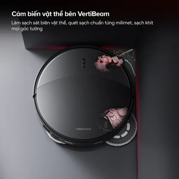Robot Hút Bụi Roborock Saros 20 Màu Đen