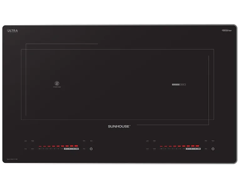 Bếp Đôi Điện Từ Hồng Ngoại Sunhouse SHB82191-VMC 4400W