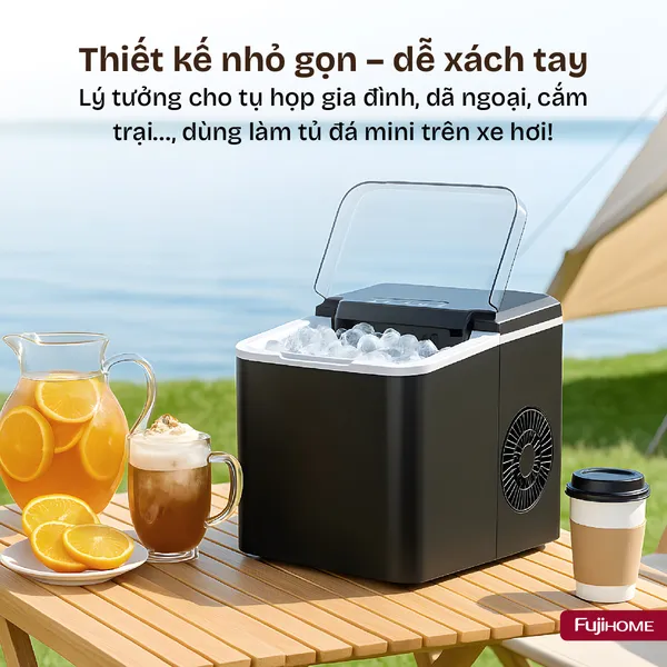 Máy Làm Đá Viên Mini Fujihome IM1218