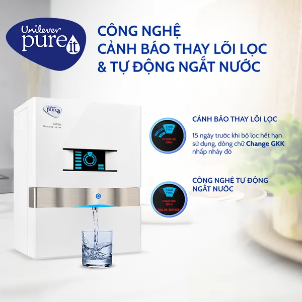 Máy Lọc Nước PUREIT MINERAL RO+UV+MF WHT