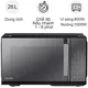 Lò Vi Sóng Có Nướng Toshiba MW3-EG26PE(BM) VN 26 Lít - Thái Lan