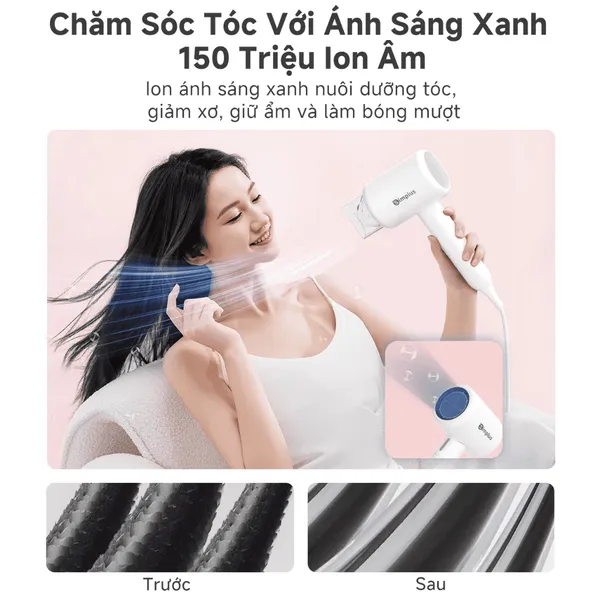 Máy Sấy Tóc Gấp Gọn Simplus CFJH008PK00