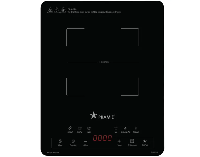 Bếp Điện Từ Đơn Pramie PRMY-1111 - Xuất Xứ Malaysia (Tặng Kèm Nồi)