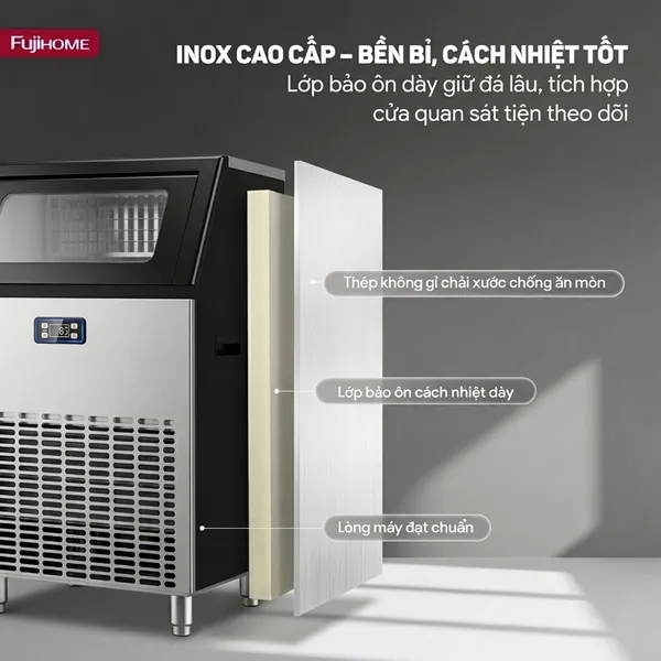 Máy Làm Đá Fujihome IM120