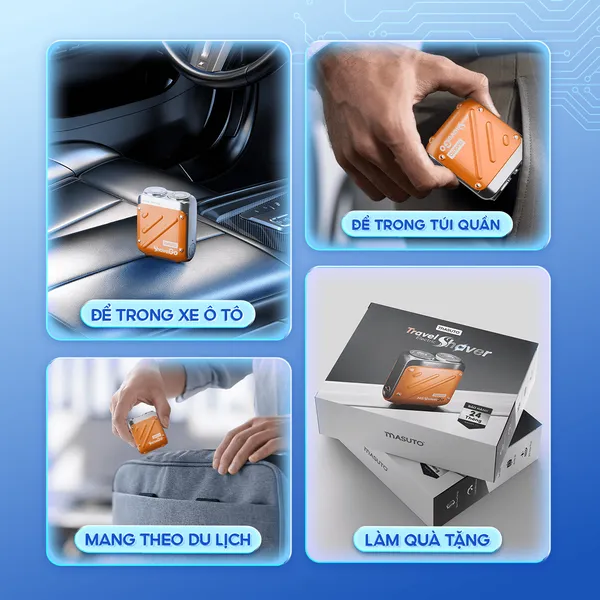Máy Cạo Râu Du Lịch Masuto MSShaverGo