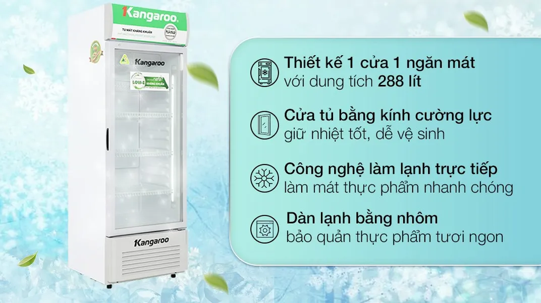 Tủ Mát Kangaroo 288 Lít KG359AT